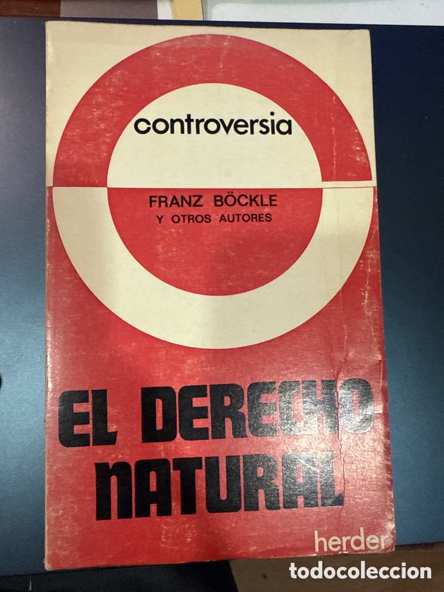 Old books: EL DERECHO natural, 1971