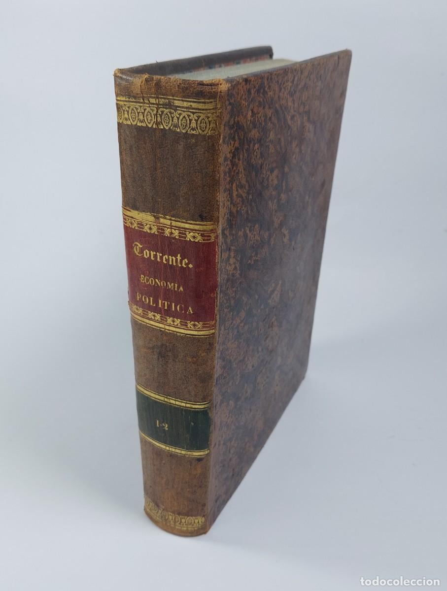 Libros antiguos: Mariano Torrente. Revista general de la econom&iacute;a pol&iacute;tica. La Habana 1835 - Vol I y II