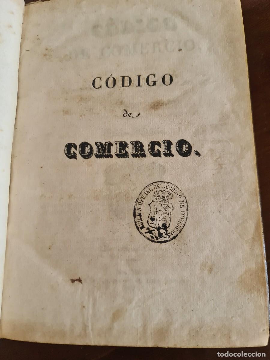 Libros antiguos: C&oacute;digo de Comercio. 1829. 1a Edici&oacute;n Oficial. Madrid. - Foto 4
