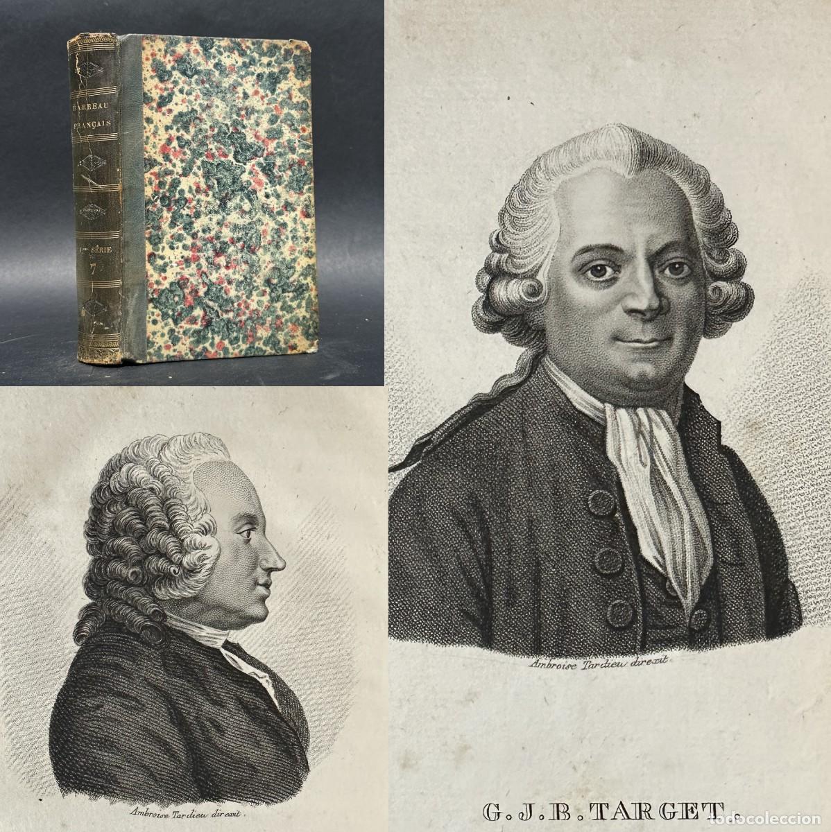Libros antiguos: a&ntilde;o 1822 - BARREAU FRAN&Ccedil;AIS - ELOGIO DE TARGET Y VIDA DE LACHALOTAIS - DERECHO