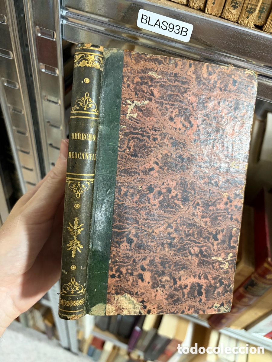 Libros antiguos: Blas93B ELEMENTOS DEL DERECHO MERCANTIL DE ESPA&Ntilde;A MARIANO CARRERAS Y GONZ&Aacute;LEZ 1860