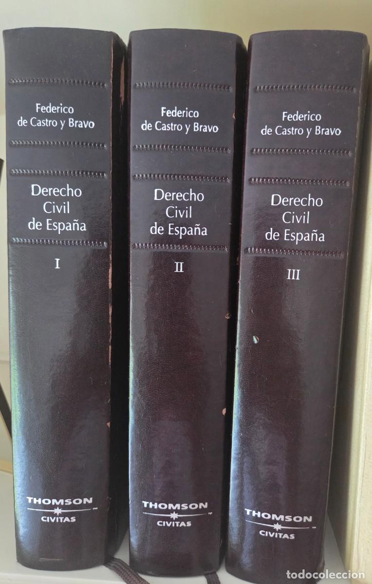 Libros antiguos: Derecho civil de Espa&ntilde;a Castro y Bravo, Federico