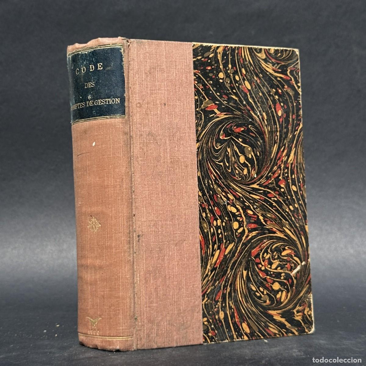 Libros antiguos: a&ntilde;o 1900 - CODE DES COMPTES DE GESTION - DERECHO - ECONOMIA -