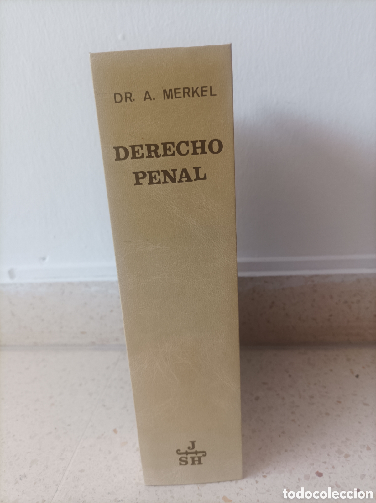 Libros antiguos: Derecho Penal &ndash; Adolf Merkel (La Espa&ntilde;a Moderna) &ndash; Vol&uacute;menes I y II en un solo tomo