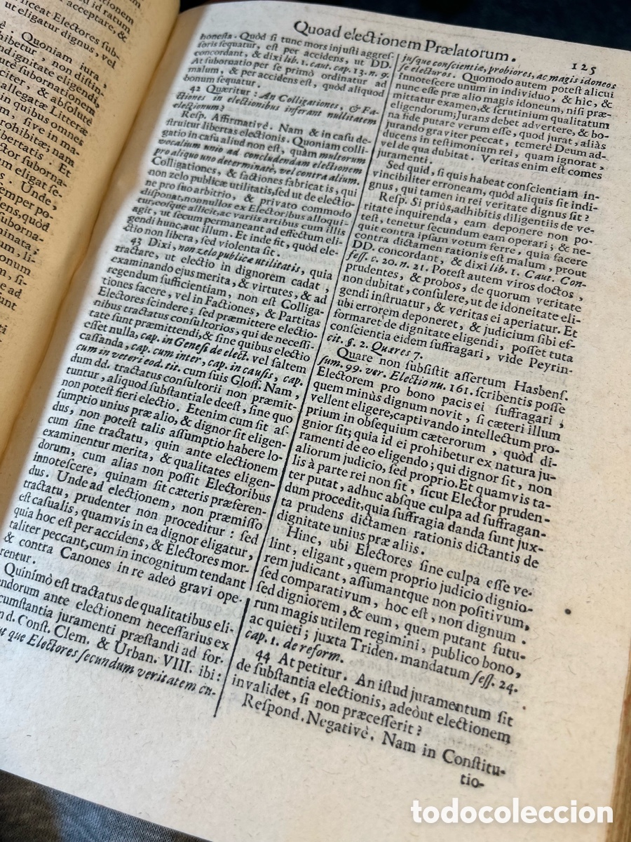 Libros antiguos: LIBRO ANTIGUO - OFFICIALIS CURIAE ECCLESIASTICAE - A2 - Foto 7