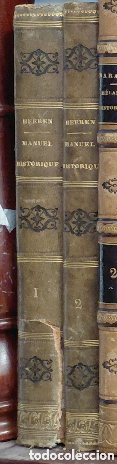 Libros antiguos: 1821 MANUEL HISTORIQUE DU SYST&Egrave;ME POLITIQUE DES &Eacute;TATS DE L'EUROPE ET DE LEURS COLONIES