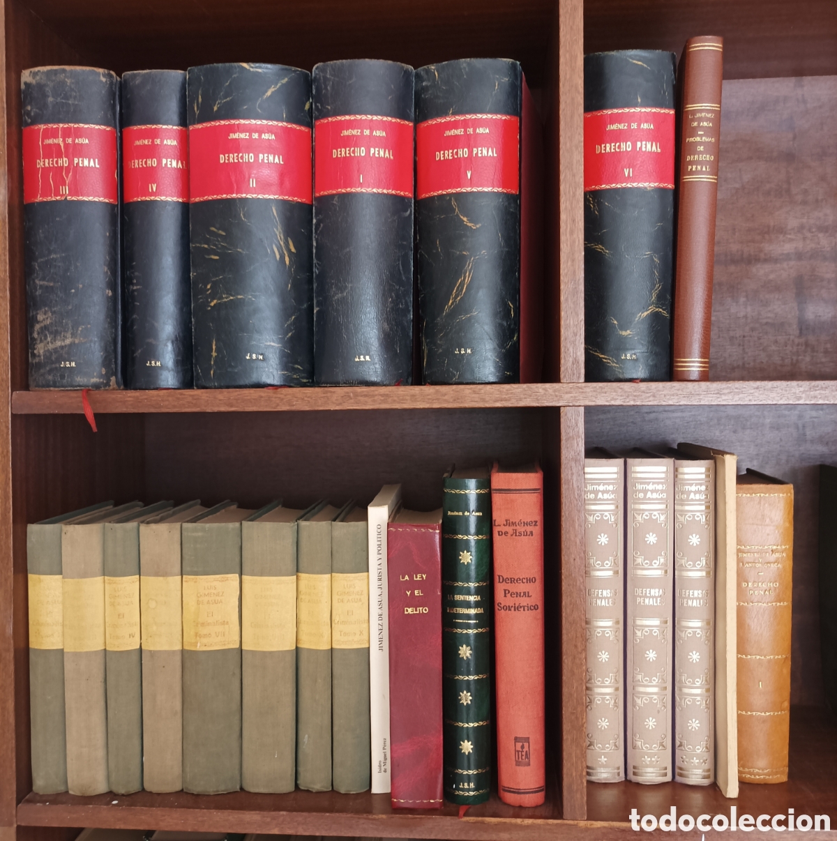 Libros antiguos: Colecci&oacute;n Luis Jim&eacute;nez de As&uacute;a - Derecho Penal, lote hist&oacute;rico
