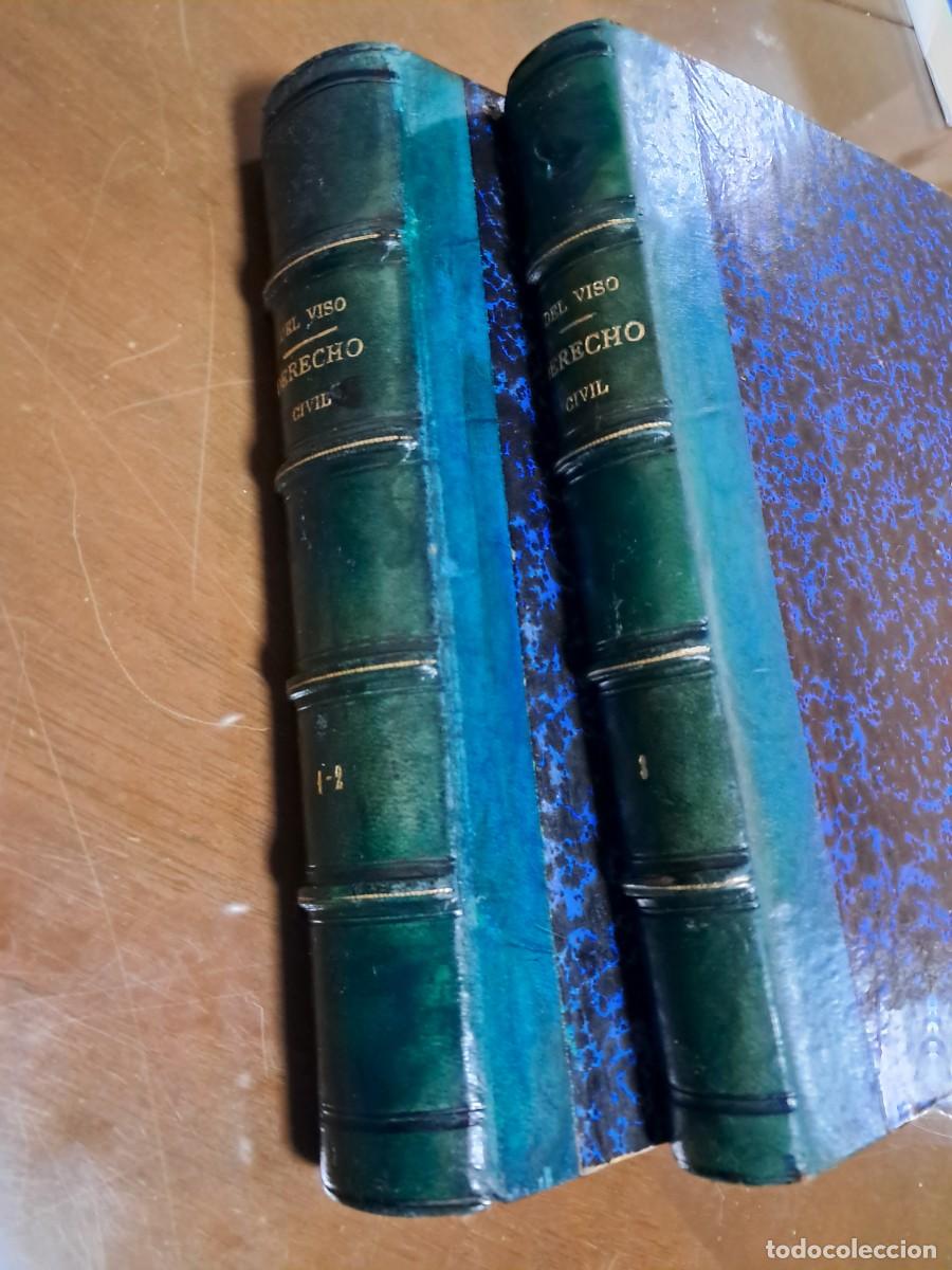 Libros antiguos: LECCIONES ELEMENTALES DE DERECHO CIVIL &ndash; SALVADOR DEL VISO &ndash; 1889 &ndash; VALENCIA &ndash; RAM&Oacute;N ORTEGA &ndash; PIEL