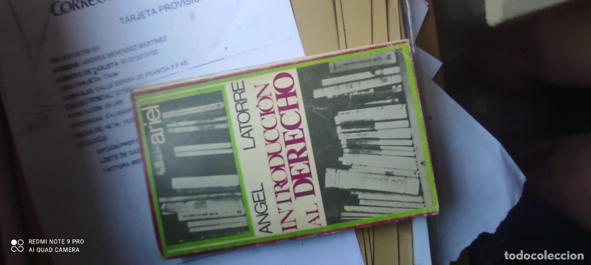 Libros antiguos: Latorre. Introducci&oacute;n al derecho