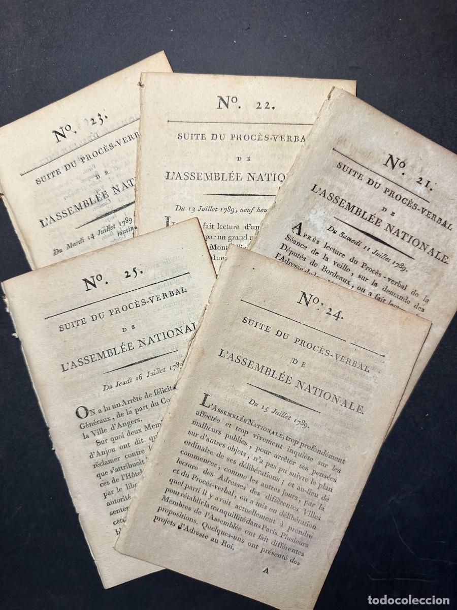 Libros antiguos: A&Ntilde;O 1789 - Suite du Proc&egrave;s-Verbal de l'Assembl&eacute;e Nationale - Toma de la Bastilla