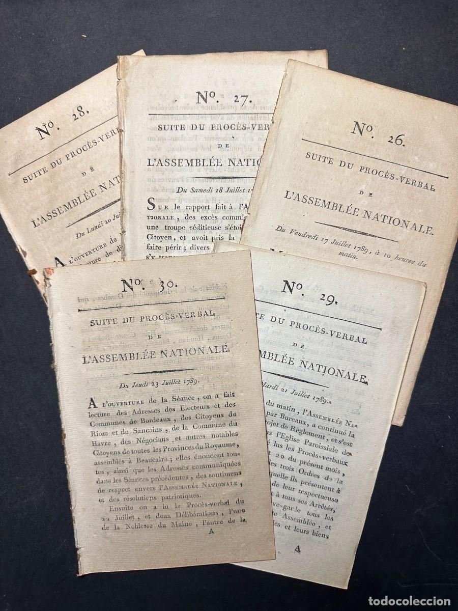 Libros antiguos: A&Ntilde;O 1789 - Suite du Proc&egrave;s-Verbal de l'Assembl&eacute;e Nationale - Toma de la Bastilla