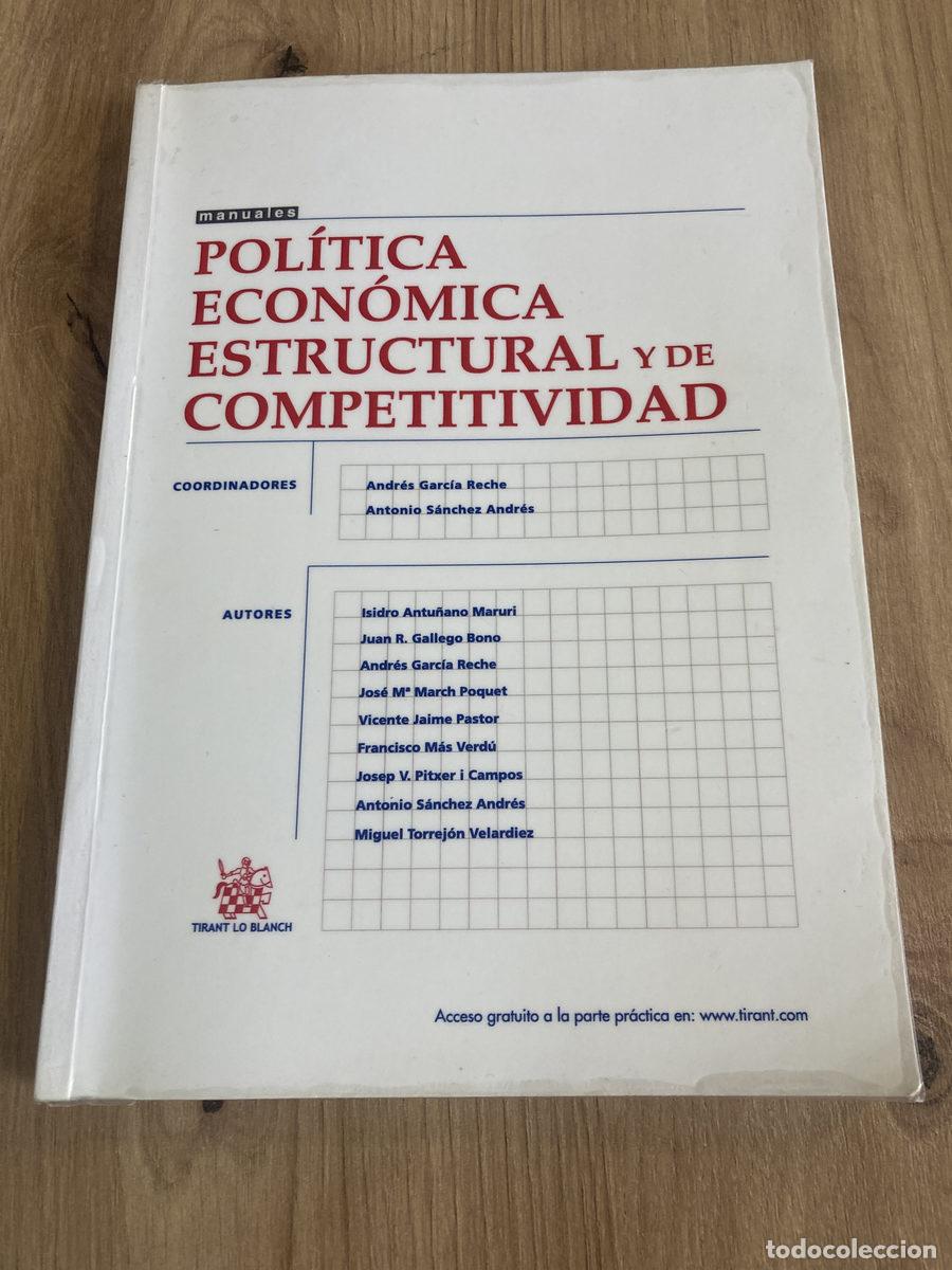 Libros antiguos: Pol&iacute;tica econ&oacute;mica estructural y de competitividad