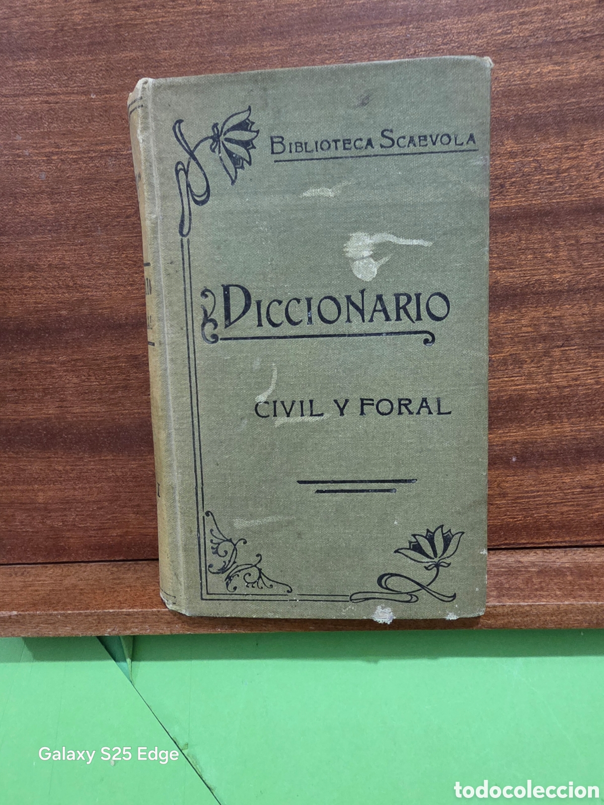 Libros antiguos: ANTIGUO LIBRO...1905...&rdquo;&rdquo;DICCIONARIO DEL DERECHO CIVIL Y FORAL&rdquo;&rdquo;...TOMO II...LUIS MOUTON OCAMPO.....