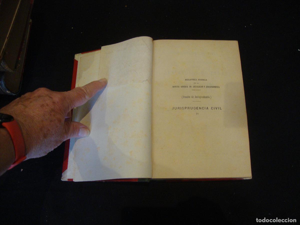 Libros antiguos: JURISPRUDENCIA CIVIL SENTENCIAS DICTADAS POR EL TRIBUNAL SUPREMO A&Ntilde;O 1892 TOMO 71