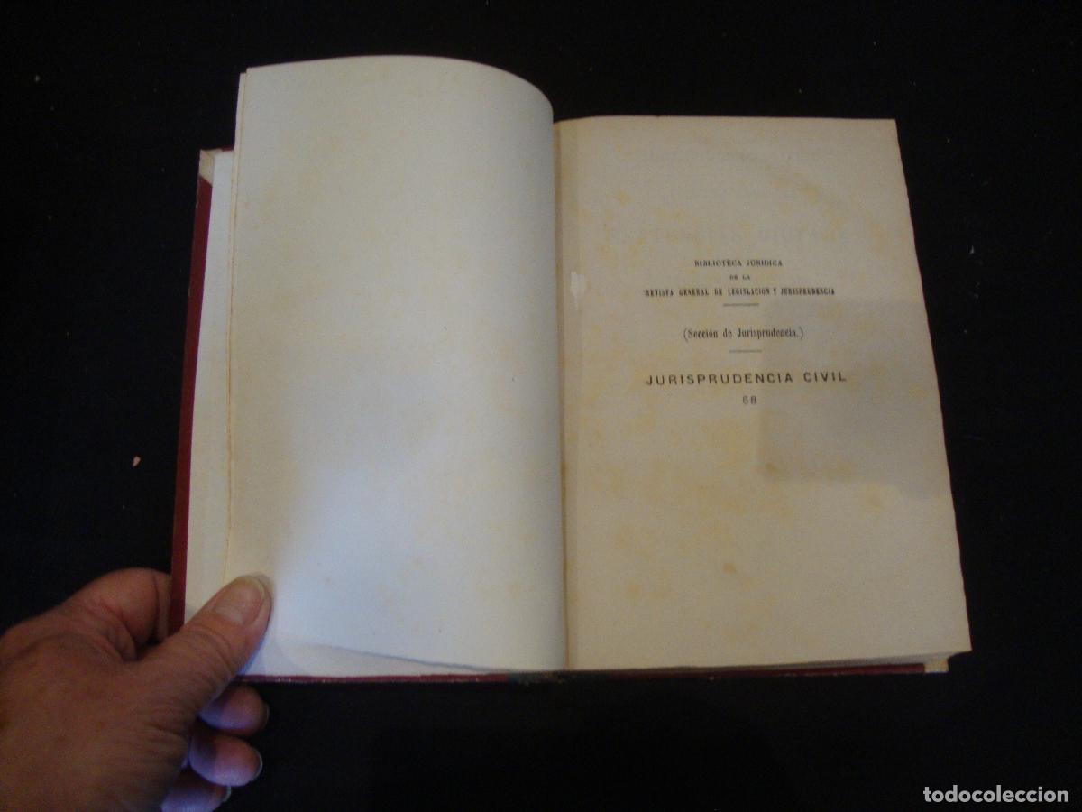 Libros antiguos: JURISPRUDENCIA CIVIL SENTENCIAS DICTADAS POR EL TRIBUNAL SUPREMO A&Ntilde;O 1891 TOMO 68