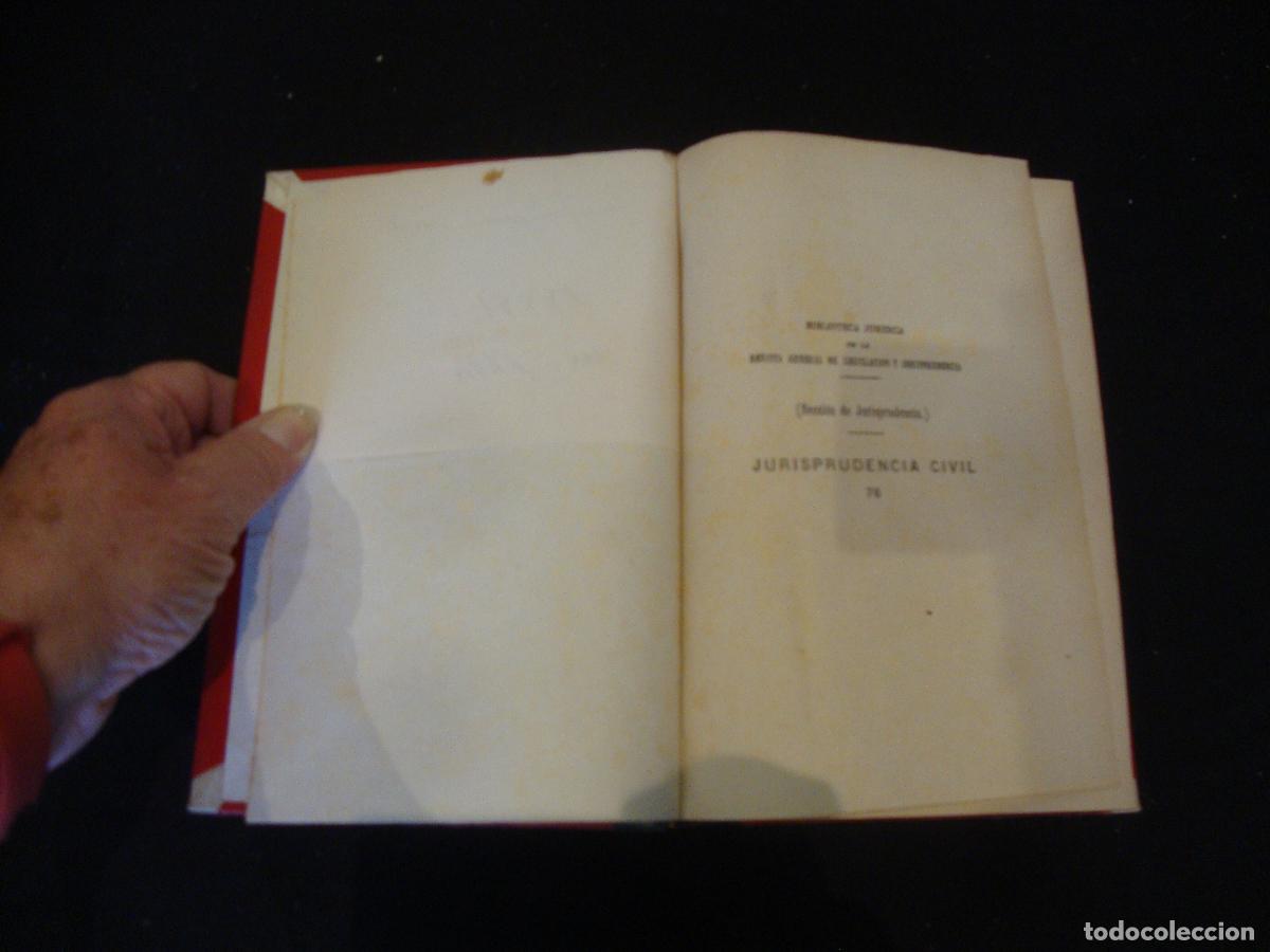Libros antiguos: JURISPRUDENCIA CIVIL SENTENCIAS DICTADAS POR EL TRIBUNAL SUPREMO A&Ntilde;O 1895 TOMO 76