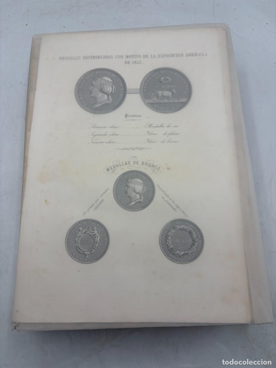 Libros antiguos: MEMORIA EXPOSICI&Oacute;N AGR&Iacute;COLA 1857. JUNTA DIRECTIVA. IMPRENTA NACIONAL, 1861. 1128 P&Aacute;GS.