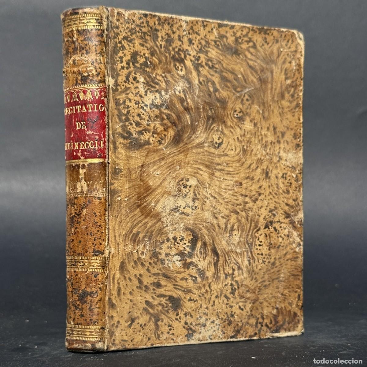 Libros antiguos: a&ntilde;o 1826 - RECITATIONES IN ELEMENTA JURIS CIVILIS - DERECHO CIVIL -