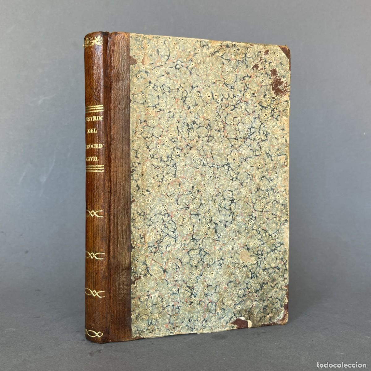 Libros antiguos: A&ntilde;o 1853 - Instrucci&oacute;n del procedimiento civil - Derecho - Manresa y Navarro San Fulgencio Alicante