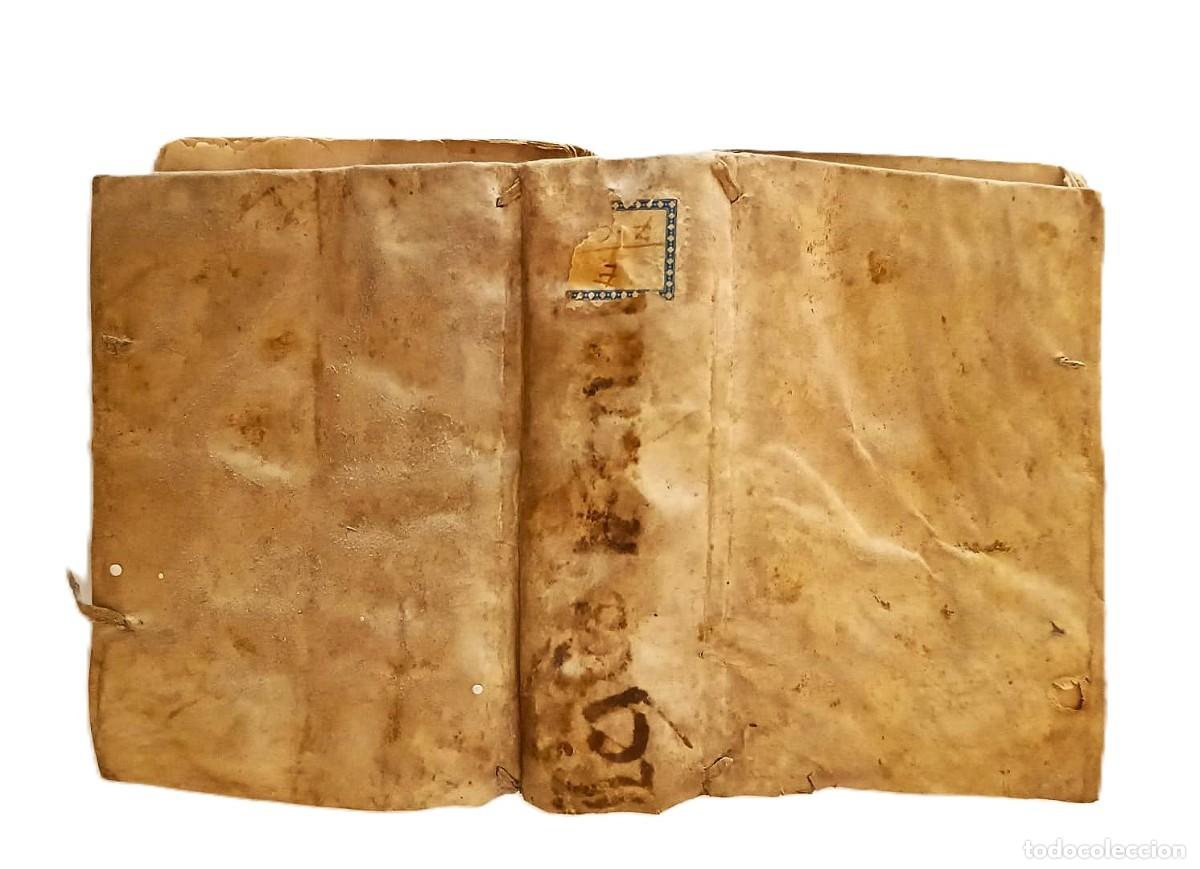 Libros antiguos: A&ntilde;o 1613: Leyes Penales, Can&oacute;nicas, Civiles y de estos Reinos. Pergamino. En espa&ntilde;ol.
