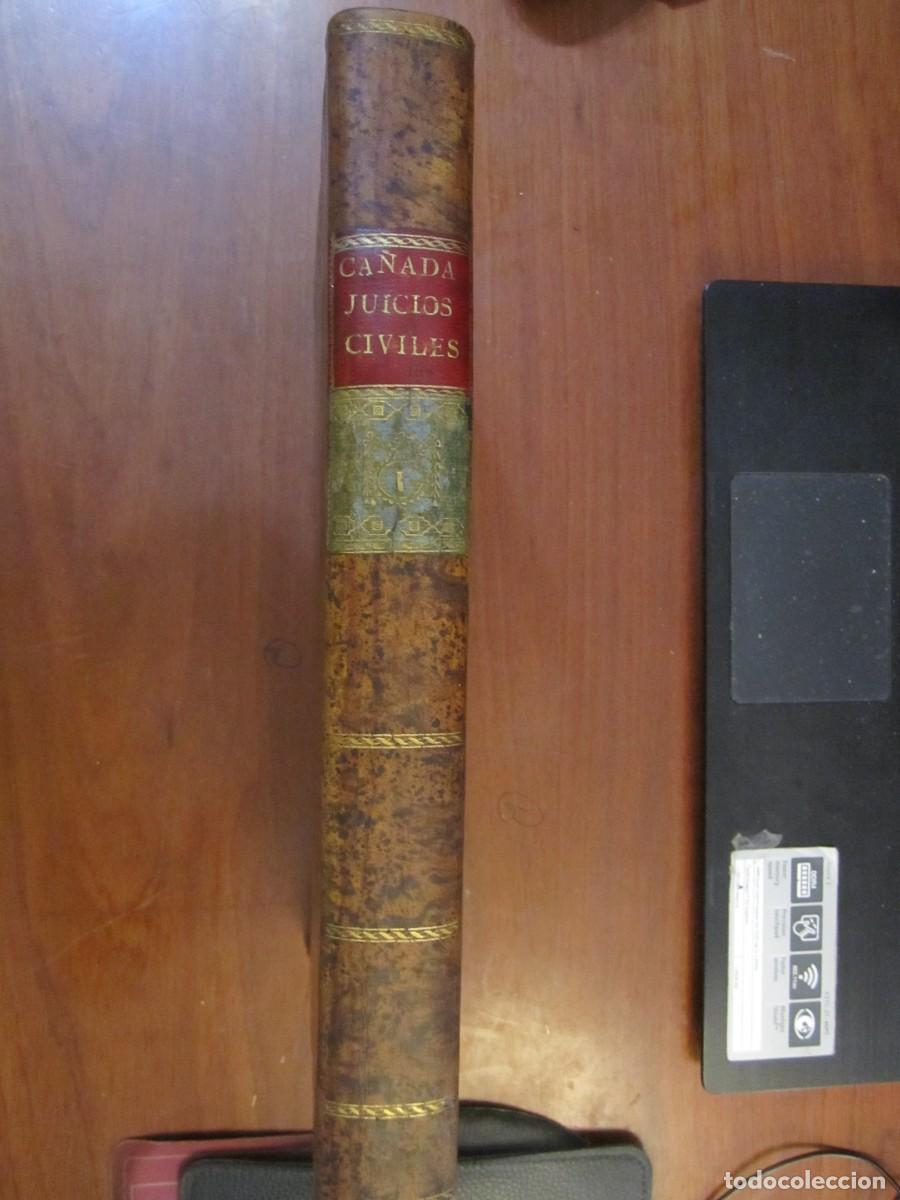 Libros antiguos: INSTITUCIONES PRACTICAS JUICIOS CIVILES CONDE DE LA CA&Ntilde;ADA 1794 MADRID TOMO 1&ordm; SEGUNDA EDICION
