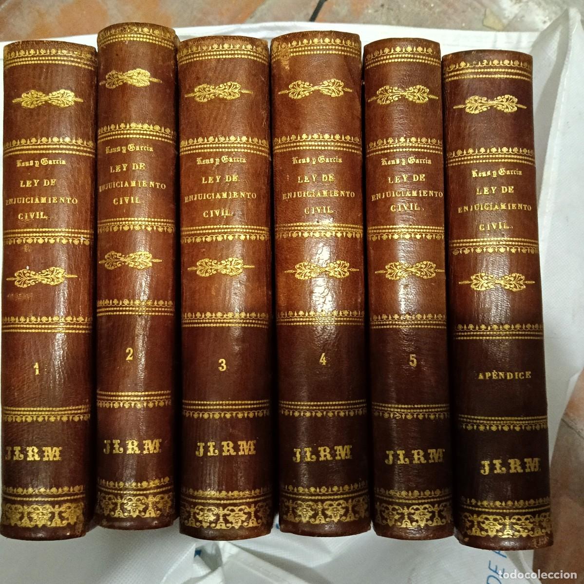 Libros antiguos: LEY DE ENJUICIONAMIENTO CICVIL 1856