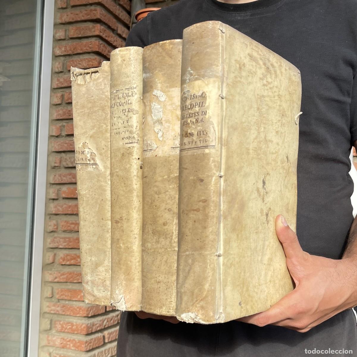 Old books: A&ntilde;o 1805 - RECOPILACION DE LAS LEYES DE ESPA&Ntilde;A - DERECHO - FOLIO - PERGAMINO - JUDIOS - MOROS PUTA