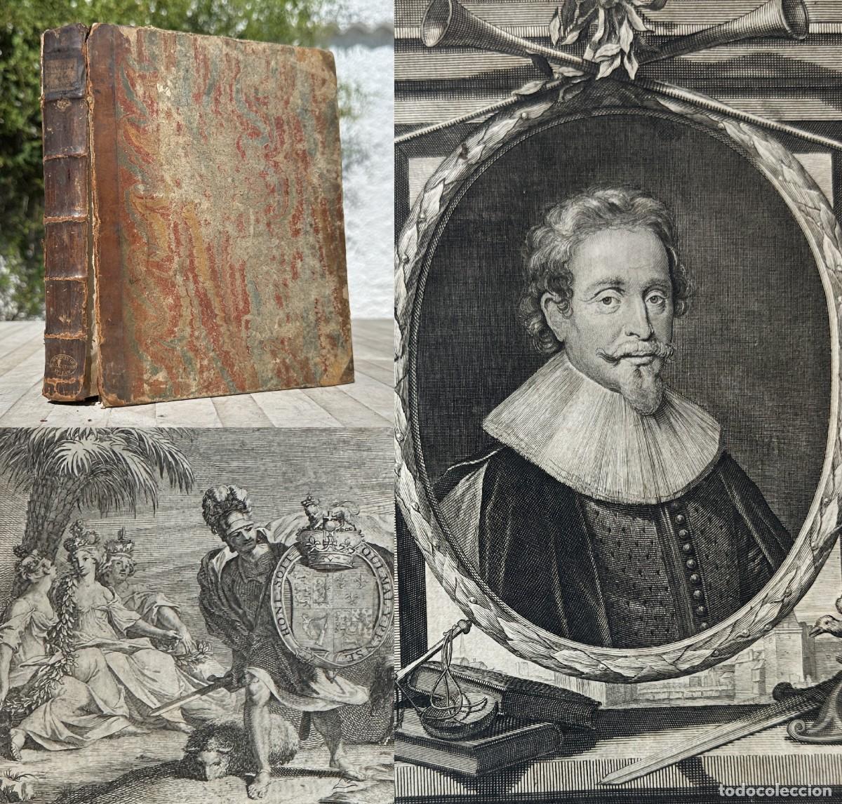 Livros antigos: A&Ntilde;O 1724 - DERECHO DE GUERRA Y PAZ - HUGO GROTIUS - LE DROIT DE LA GUERRE ET DE LA PAIX