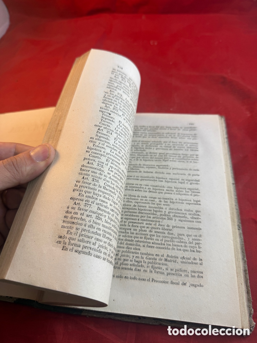 Libros antiguos: LEY HIPOTECARIA 1861 - Foto 3