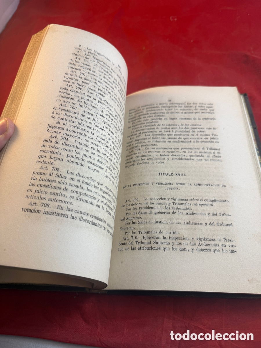 Libros antiguos: LEY PROVISIONAL PODER JUDICIAL 1870 - Foto 3