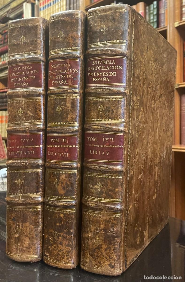 Libros antiguos: Nov&iacute;sima Recopilaci&oacute;n De Las Leyes De Espa&ntilde;a.