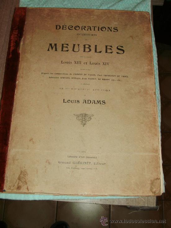 Libros antiguos: DECORATIONS INTERIURES ET MUEBLES - Foto 1
