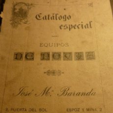 Libros antiguos: CATALOGO ESPECIAL PARA EQUIPOS DE NOVIA 1907