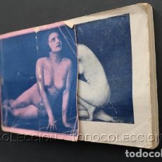 Libros antiguos: LIBRO ANTIGUO DE FOTOGRAFIAS DE DESNUDOS FEMENINOS ( IMAGENES DE POSTALES ??) . CA AÑO 1920 ??. Lote 196210708