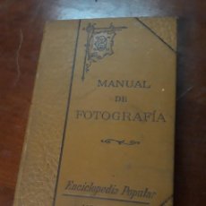 Libros antiguos: NUEVO MANUEL DE FOTOGRAFIA. 1905.. Lote 247132750