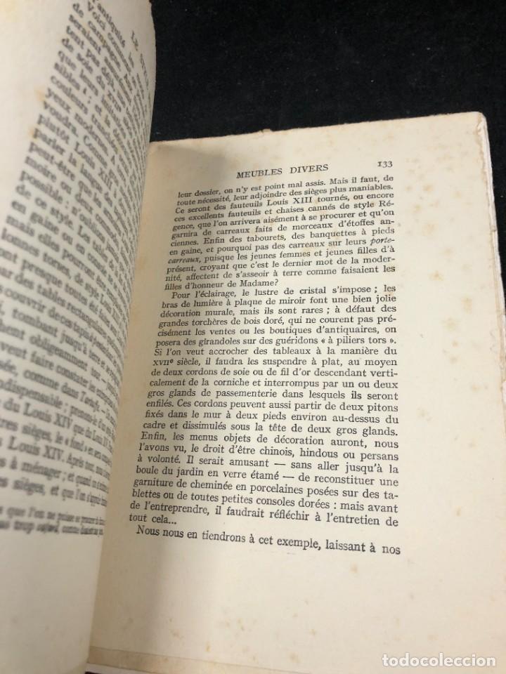 Libros antiguos: Le meuble français sous Louis XIV et Regence. Roger de FELICE. HACHETTE, 1926 ilustrado. En francés. - Foto 5 - 264313900