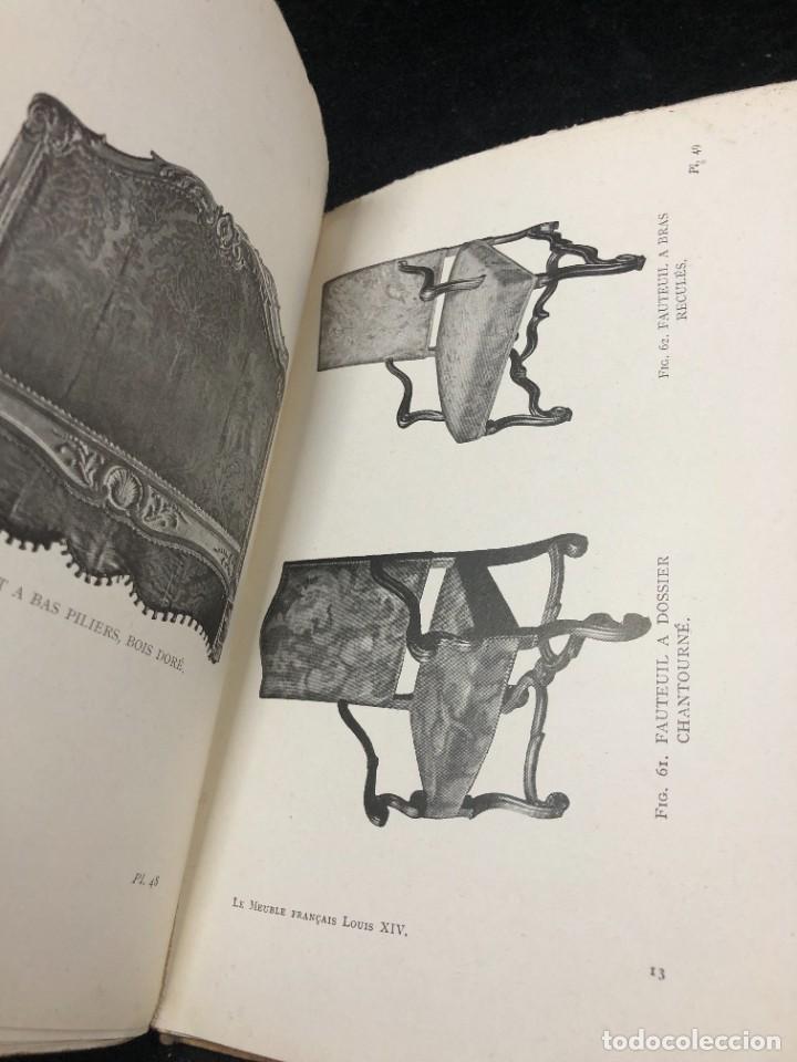 Libros antiguos: Le meuble français sous Louis XIV et Regence. Roger de FELICE. HACHETTE, 1926 ilustrado. En francés. - Foto 10 - 264313900