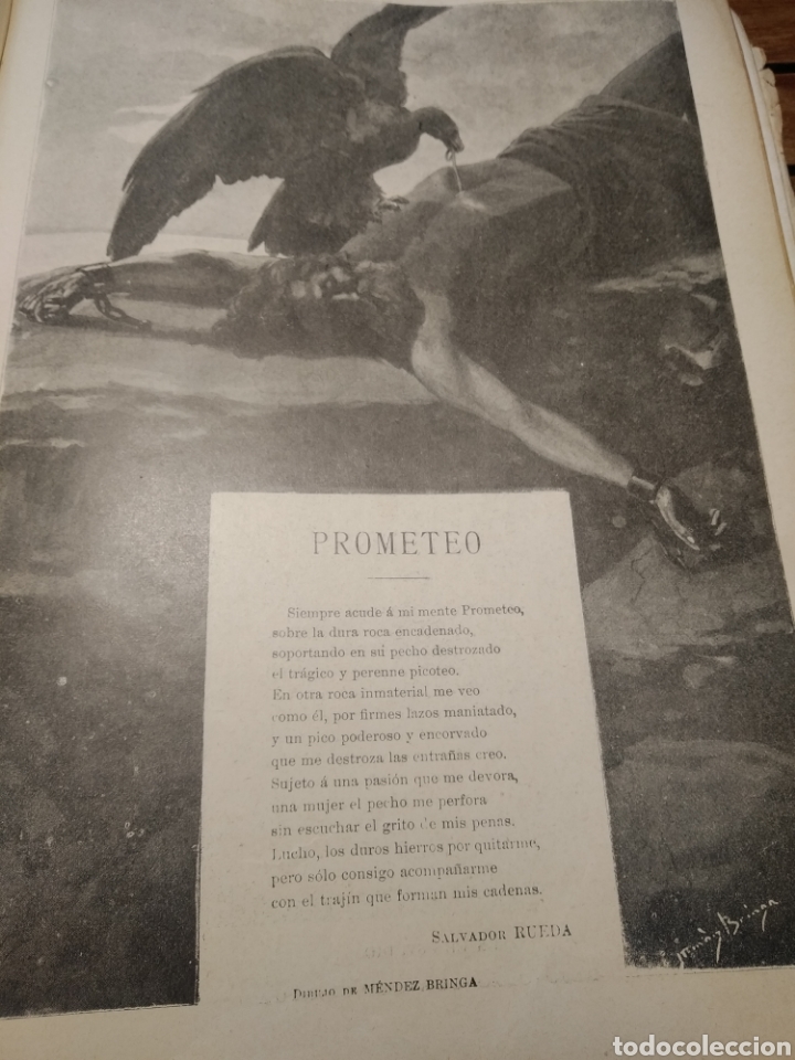 Libros antiguos: Blanco y negro almanaque 1899. Revista .anuario completo. Pardo Bazán, Echegaray, Blasco Ibáñez... - Foto 4 - 303470923