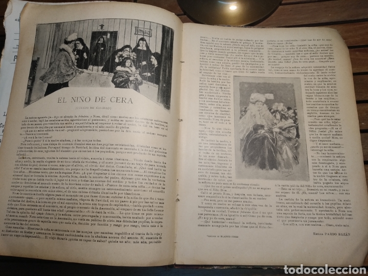 Libros antiguos: Blanco y negro almanaque 1899. Revista .anuario completo. Pardo Bazán, Echegaray, Blasco Ibáñez... - Foto 14 - 303470923