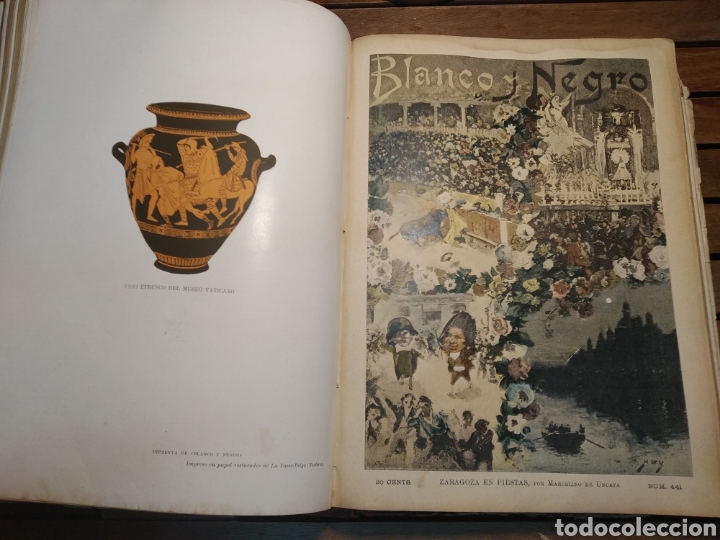 Libros antiguos: Blanco y negro almanaque 1899. Revista .anuario completo. Pardo Bazán, Echegaray, Blasco Ibáñez... - Foto 31 - 303470923