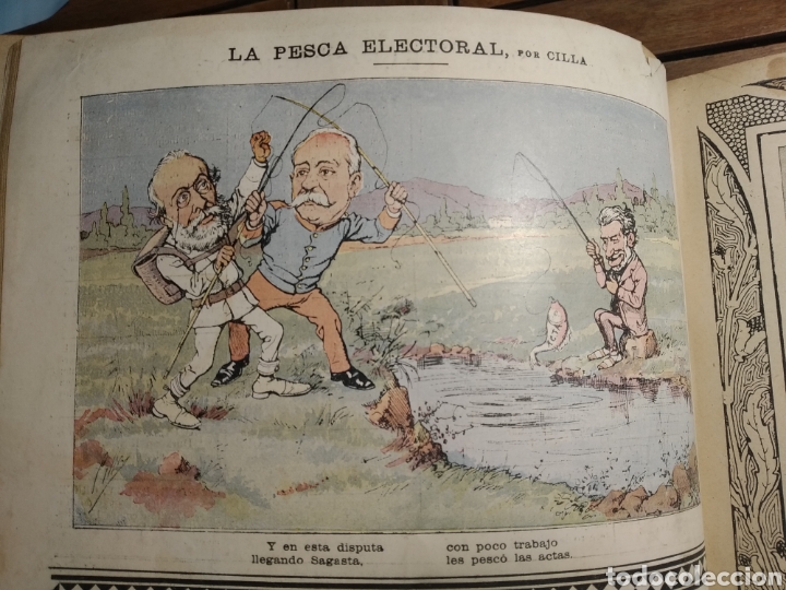Libros antiguos: Blanco y negro almanaque 1899. Revista .anuario completo. Pardo Bazán, Echegaray, Blasco Ibáñez... - Foto 47 - 303470923
