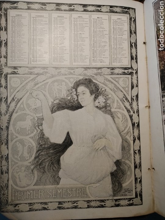 Libros antiguos: Blanco y negro almanaque 1899. Revista .anuario completo. Pardo Bazán, Echegaray, Blasco Ibáñez... - Foto 59 - 303470923
