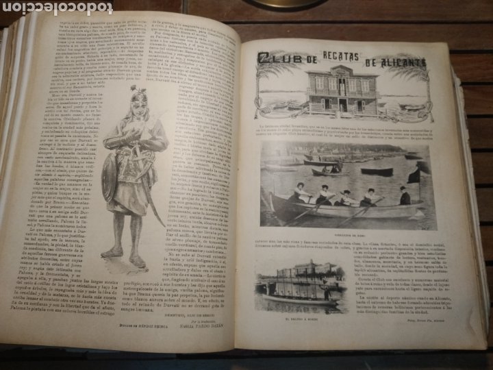 Libros antiguos: Blanco y negro almanaque 1899. Revista .anuario completo. Pardo Bazán, Echegaray, Blasco Ibáñez... - Foto 61 - 303470923