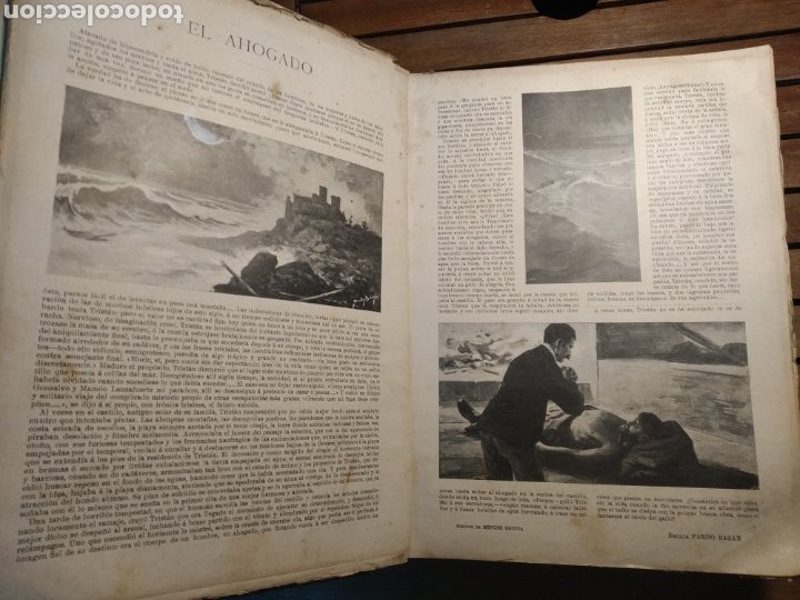 Libros antiguos: Blanco y negro almanaque 1899. Revista .anuario completo. Pardo Bazán, Echegaray, Blasco Ibáñez... - Foto 78 - 303470923