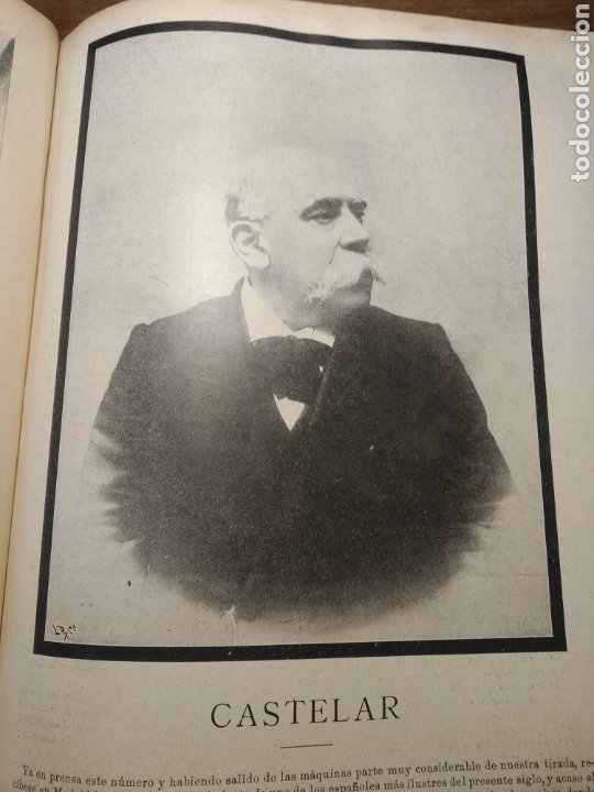 Libros antiguos: Blanco y negro almanaque 1899. Revista .anuario completo. Pardo Bazán, Echegaray, Blasco Ibáñez... - Foto 94 - 303470923