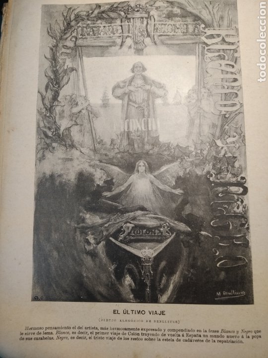 Libros antiguos: Blanco y negro almanaque 1899. Revista .anuario completo. Pardo Bazán, Echegaray, Blasco Ibáñez... - Foto 99 - 303470923