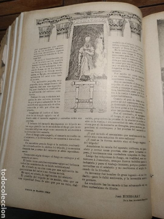 Libros antiguos: Blanco y negro almanaque 1899. Revista .anuario completo. Pardo Bazán, Echegaray, Blasco Ibáñez... - Foto 113 - 303470923