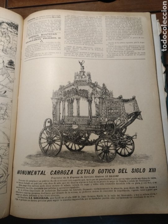 Libros antiguos: Blanco y negro almanaque 1899. Revista .anuario completo. Pardo Bazán, Echegaray, Blasco Ibáñez... - Foto 115 - 303470923