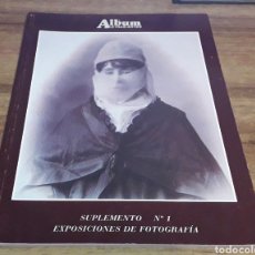 Libros antiguos: ÁLBUM LETRAS-ARTES SUPLEMENTO N. 1 EXPOSICIONES DE FOTOGRAFÍA. Lote 348670098