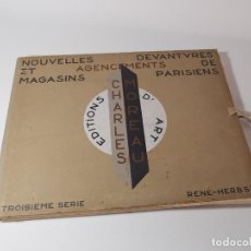 Libros antiguos: ARQUITECTURA. NOUVELLES DEVANTURES ET AGENCEMENTS DE MAGASINS PARISIENS- 3 SERIE HERBST, RENÉ 1928. Lote 393240259